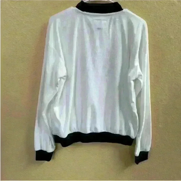ELL AND EMM "Cha Cha" Terry Cloth Sweatshirt Top Size S/M NWT! - Picture 8 of 10